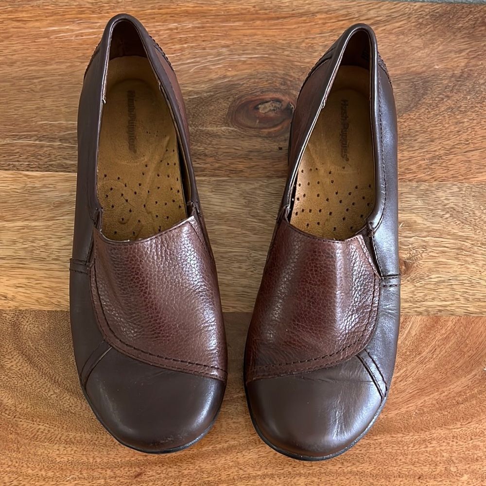 Hush Puppies Leather Loafer Shoes